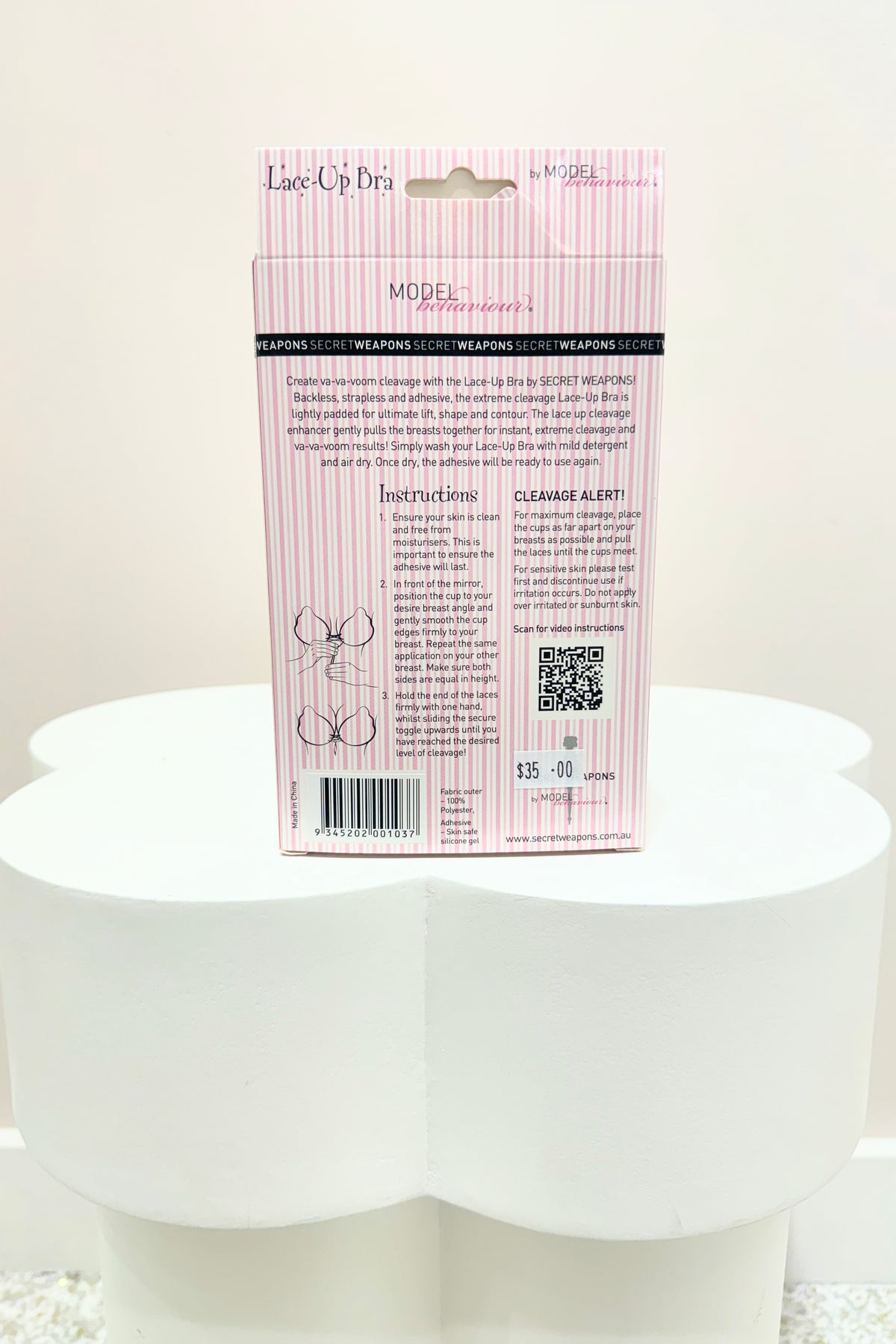 Secret Weapons Lace Up Bra