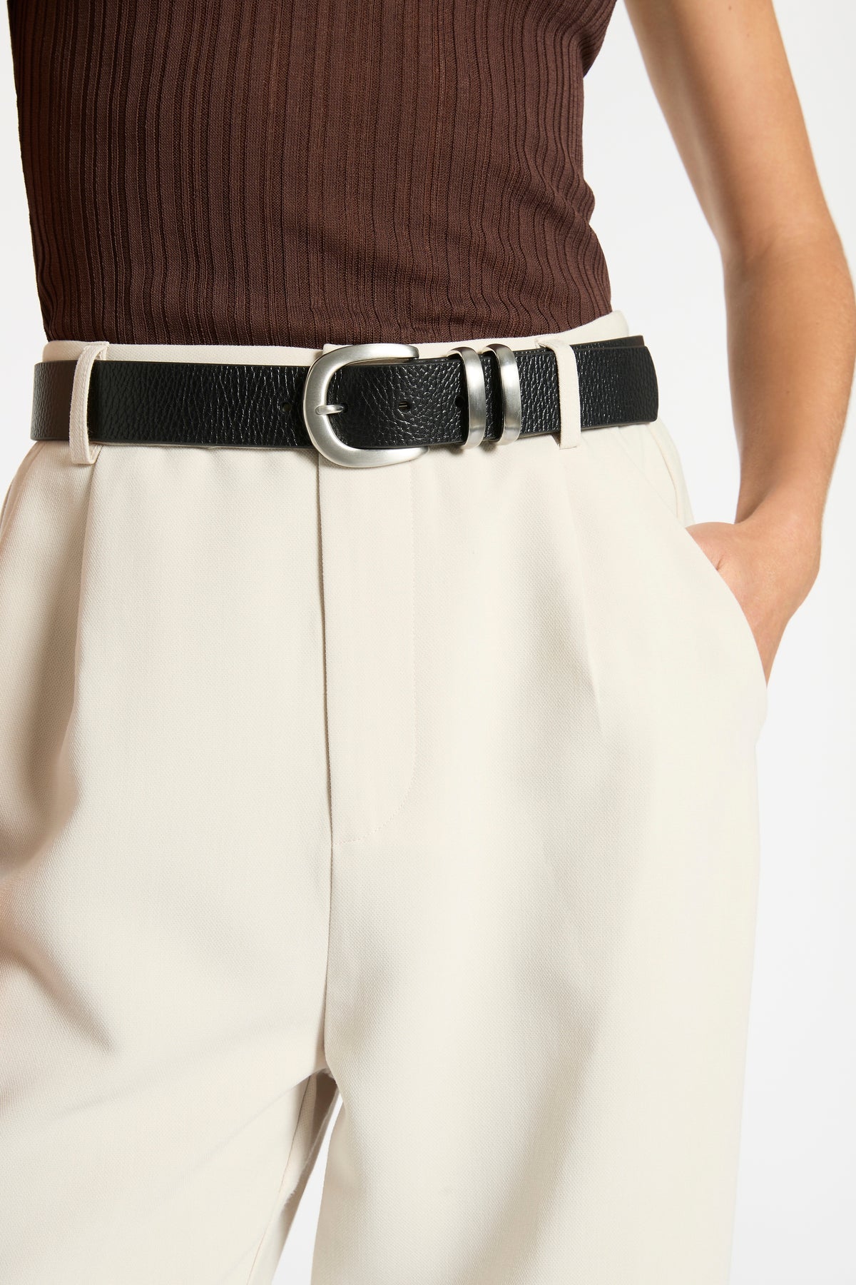 Status Anxiety Let It Be Belt | Black/Silver
