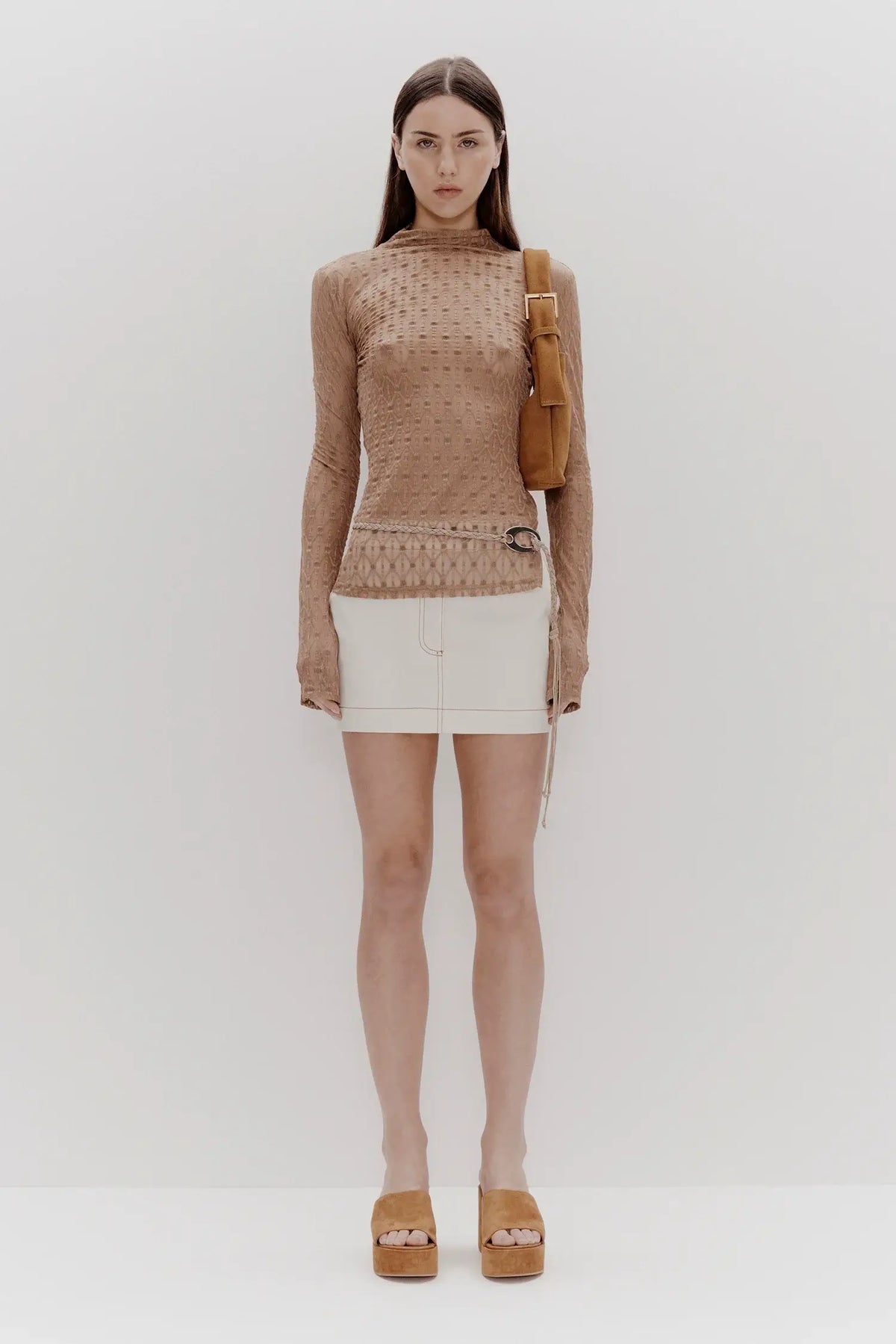 Ownley Mona Mesh Top | Barely There