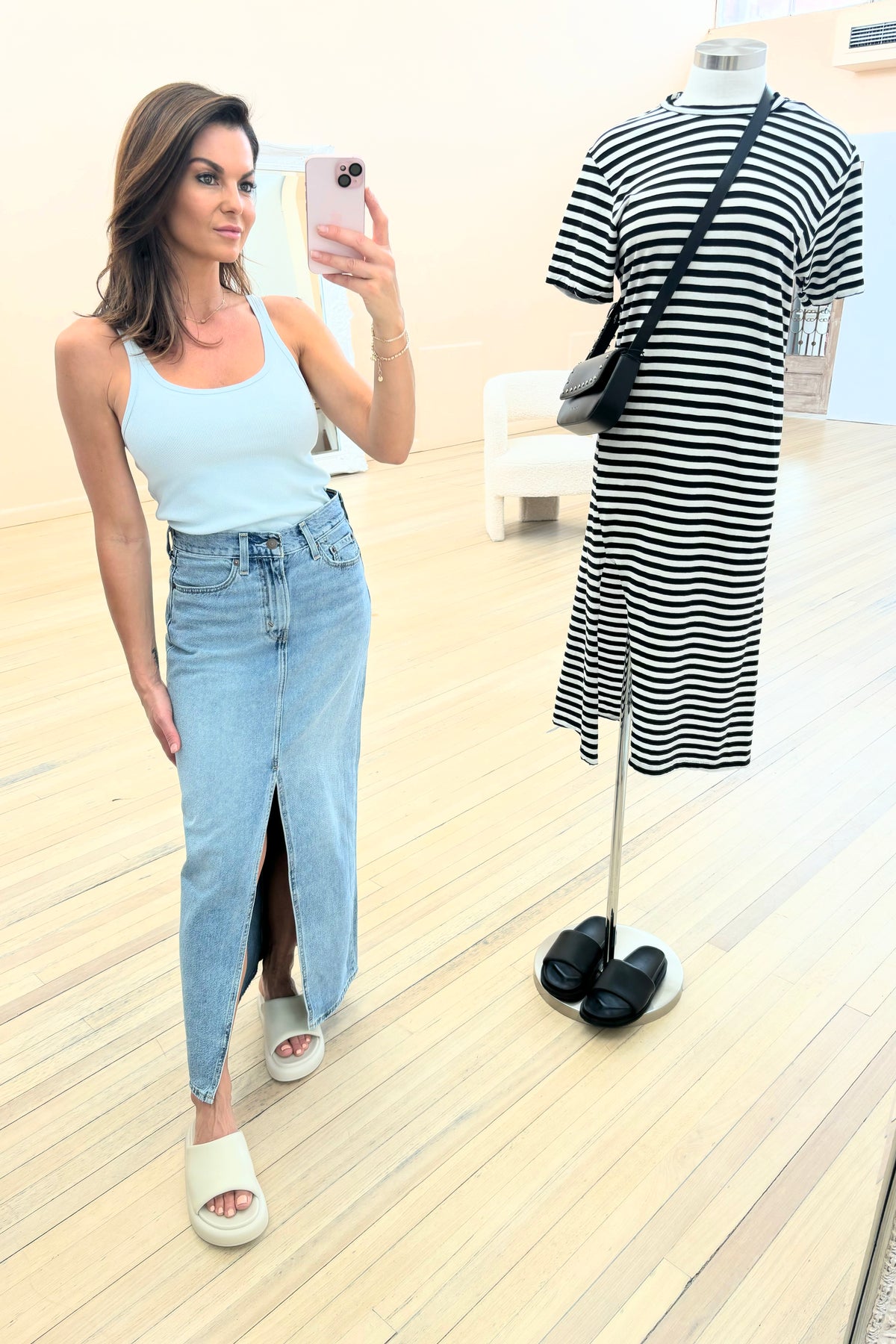 Levi's Ankle Column Skirt | Please Hold