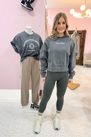 P.E Nation Restore Seamless Legging | Gunmetal