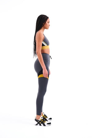 P.E Nation Ricochet Full Length legging | Dark Shadow