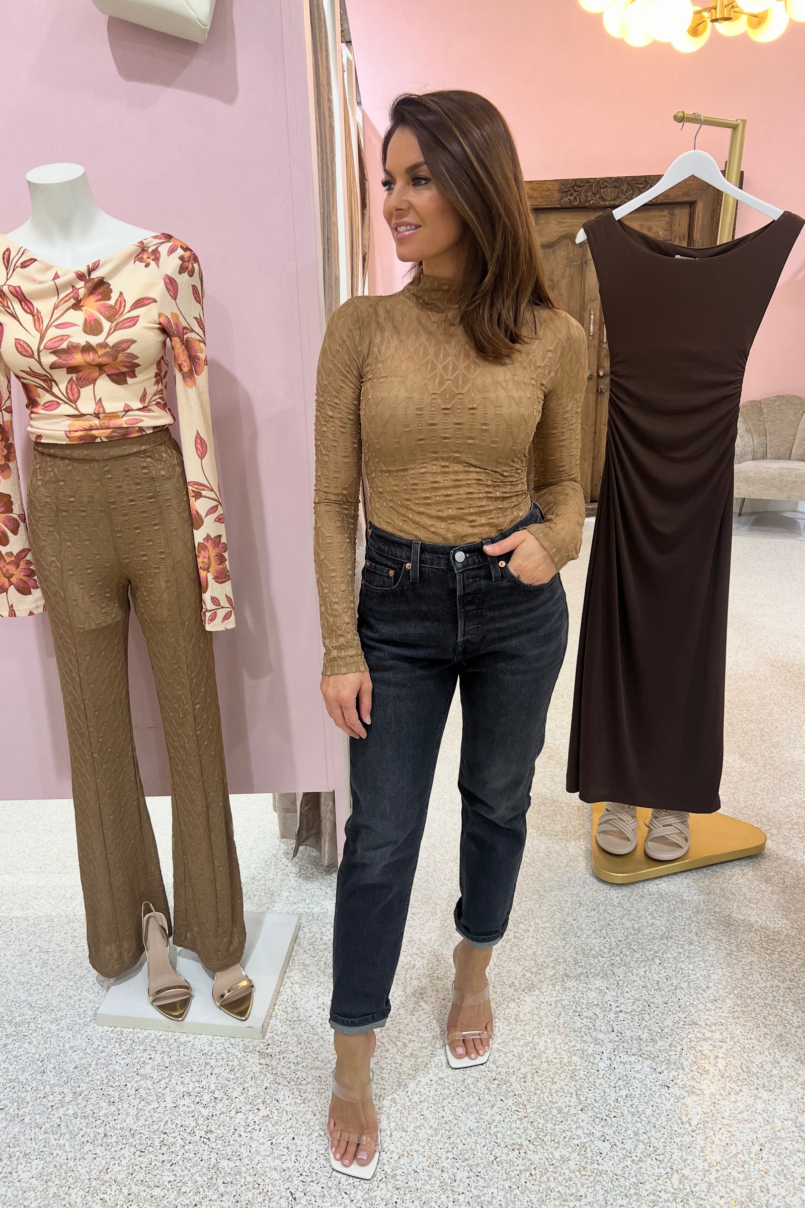 Ownley Mona Mesh Top | Barely There