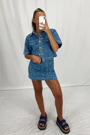 Chosen By Fifi & Annie The Double Denim Duo | Mid Blue