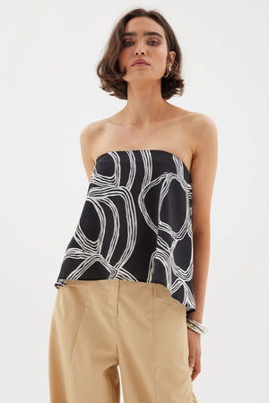 Sovere Sgraffito Bodice | Black