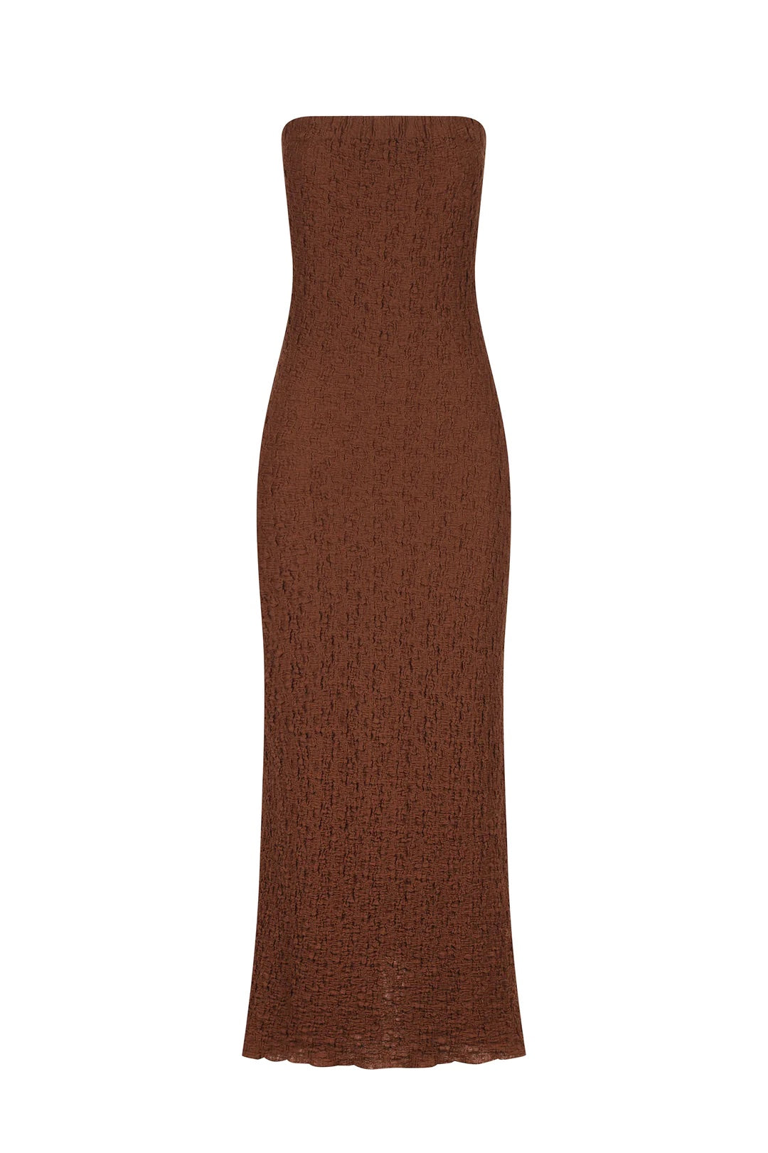 Ownley Petra Strapless Maxi Dress | Coffee
