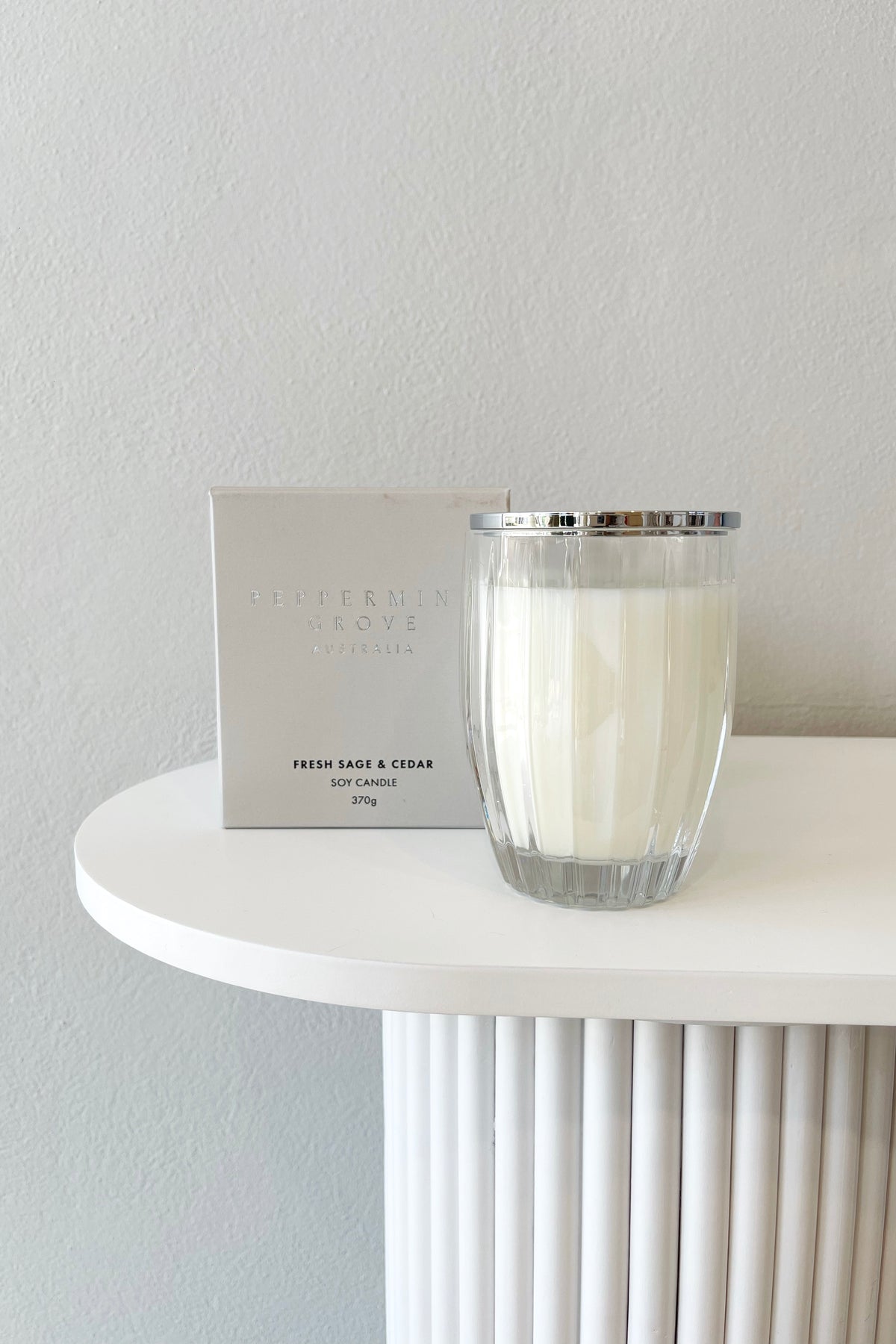 Peppermint Grove Soy Candle | Fresh Sage & Cedar