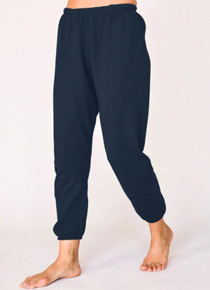 Perfect White Tee Johnny French Terry Sweatpant | Navy