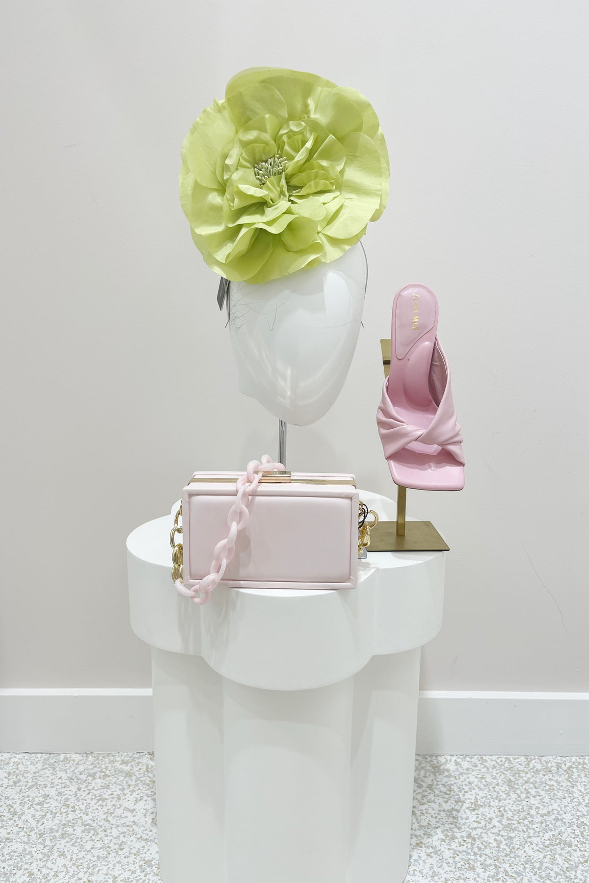 Morgan & Taylor Cindy Fascinator | Pale Green