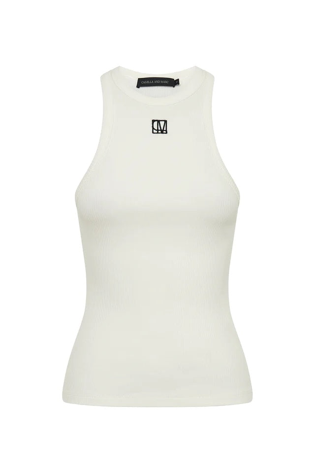 C&M Camilla & Marc Nora Rib Tank | Soft White || BEST SELLER / RESTOCKED