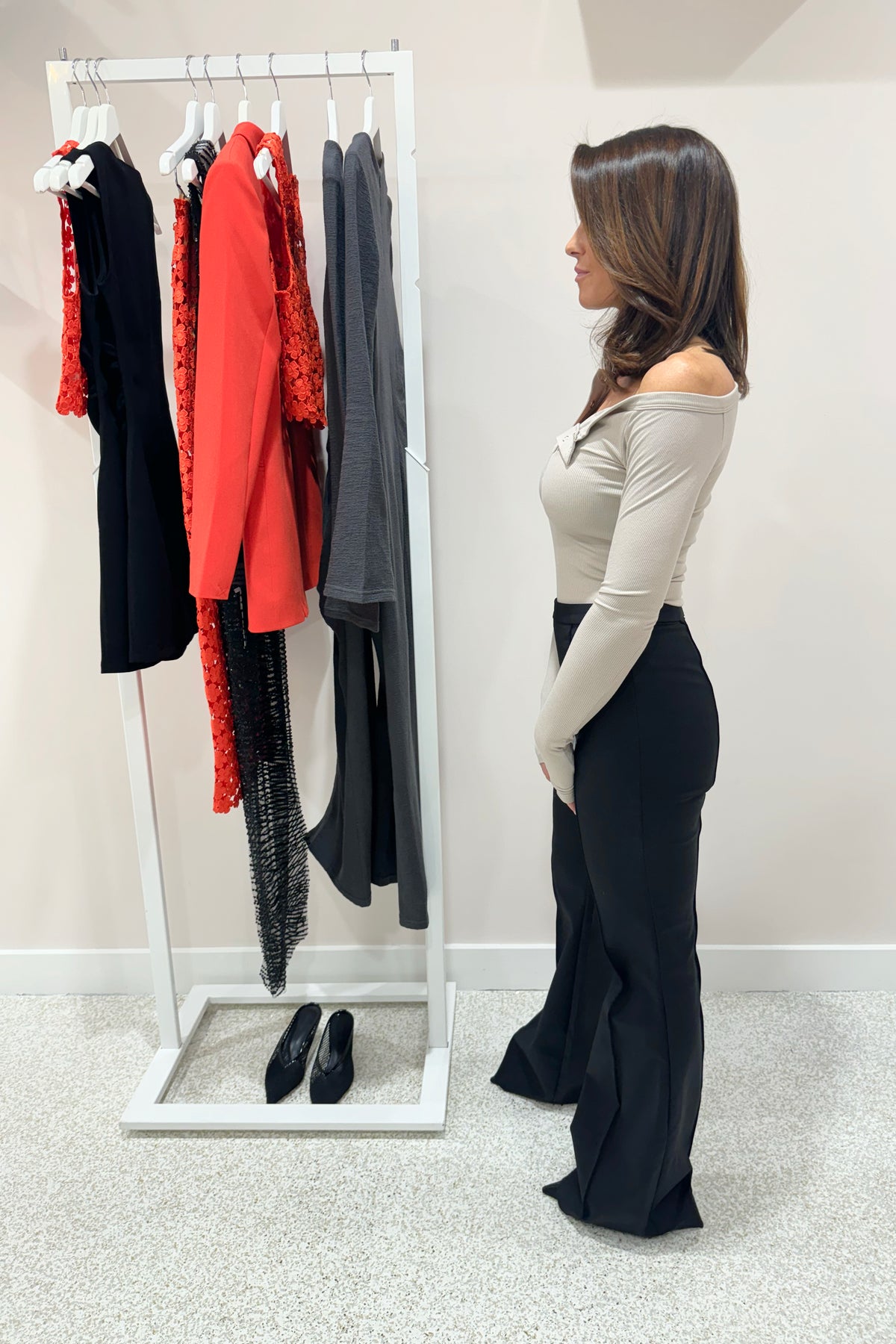 Bayse Brand Zinnia Top | Mushroom