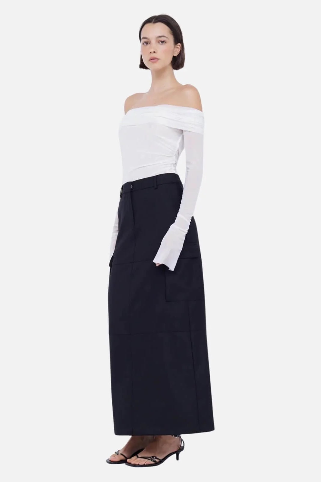 Bec + Bridge Sashay Long Sleeve Top | Ivory