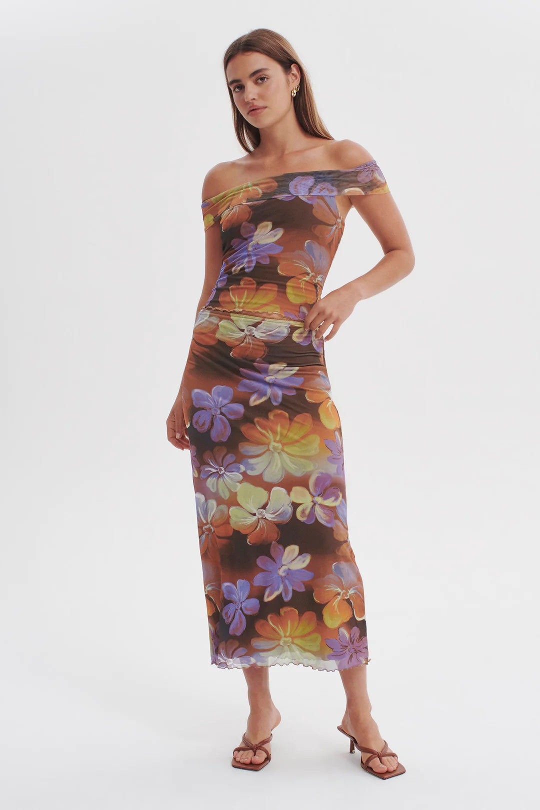 Ownley Heather Mesh Top | Hibiscus Rum