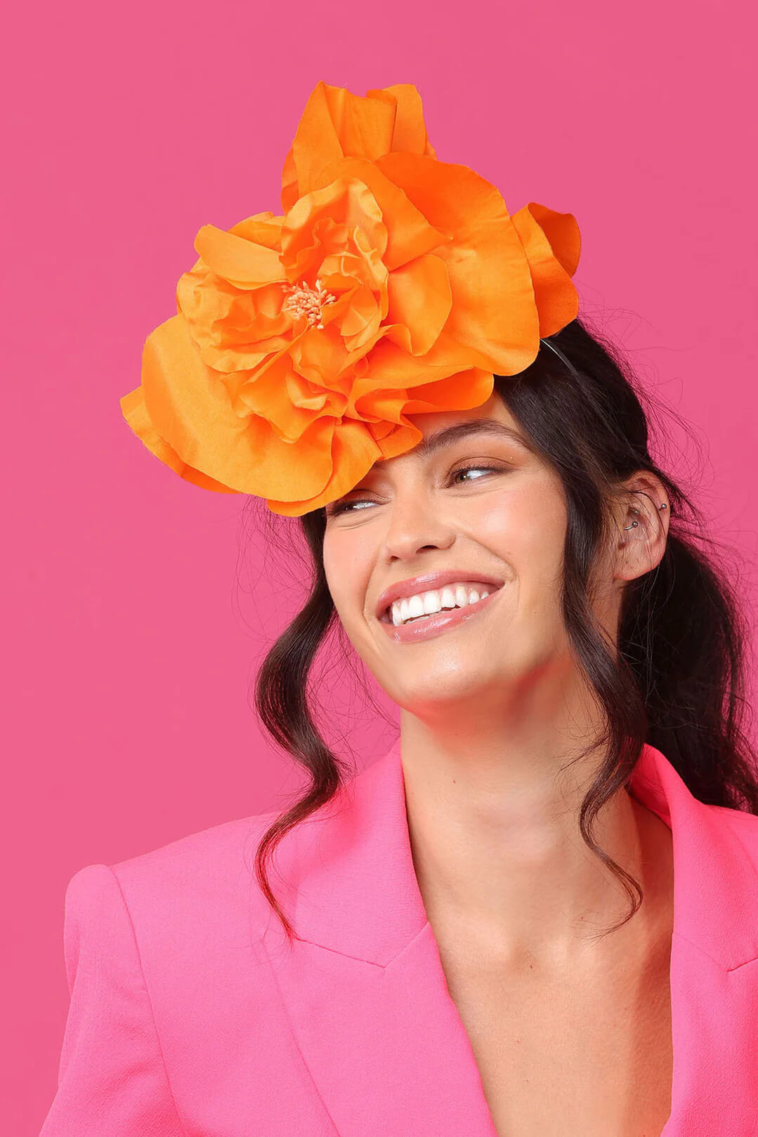 Morgan & Taylor Cindy Fascinator | Orange