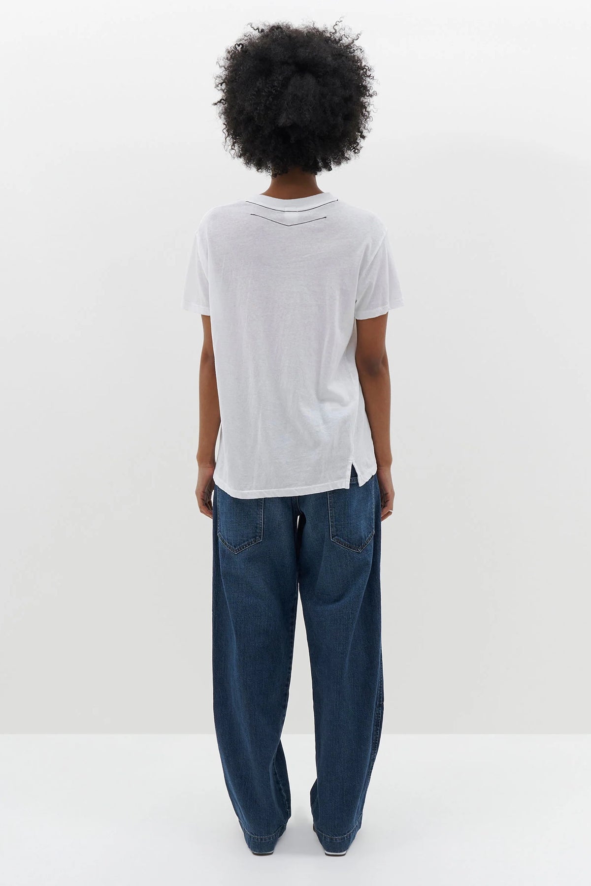 Bassike Regular Classic T.Shirt | White | BEST SELLER / RESTOCKED