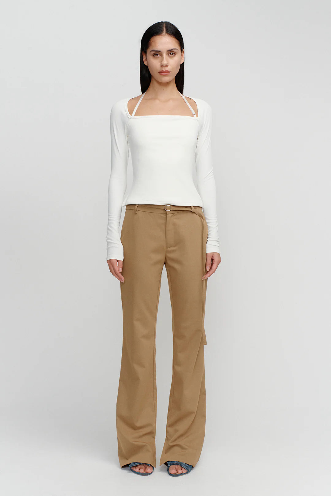 Ownley Gavriel Suit Pant | Caramel