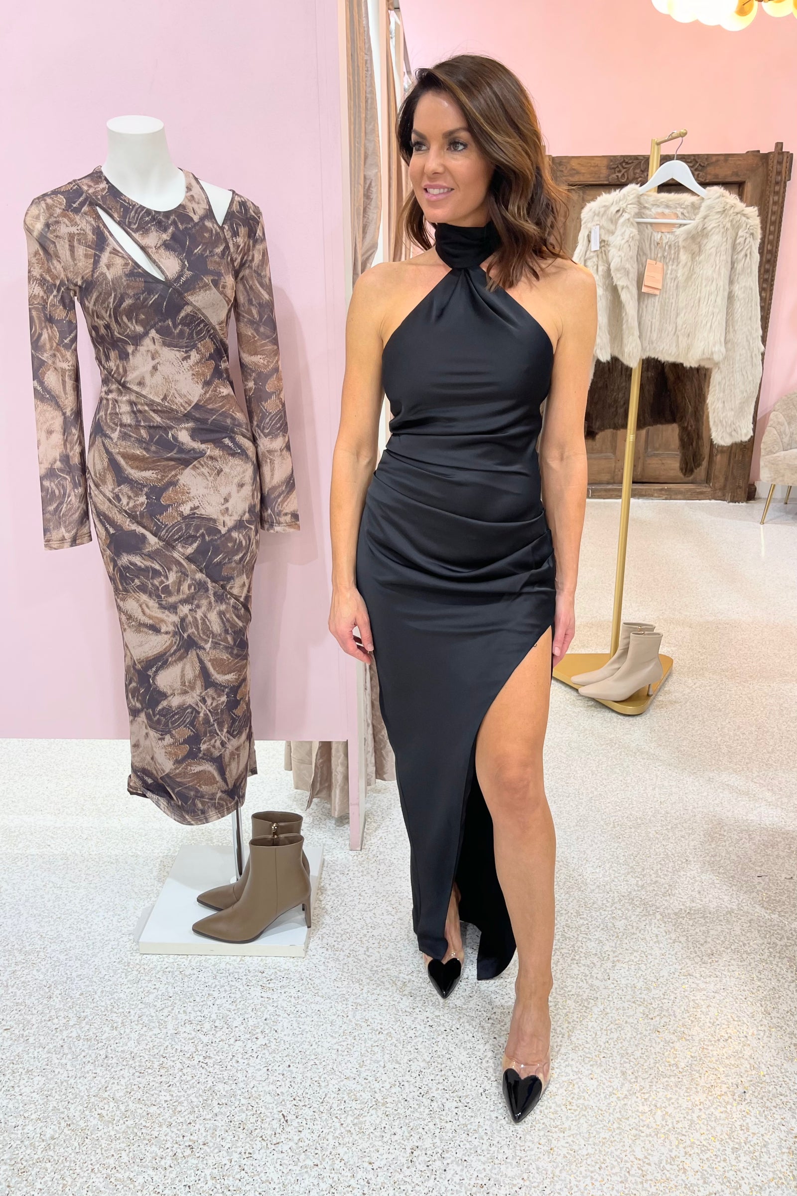 Misha Emma Maxi Dress | Black