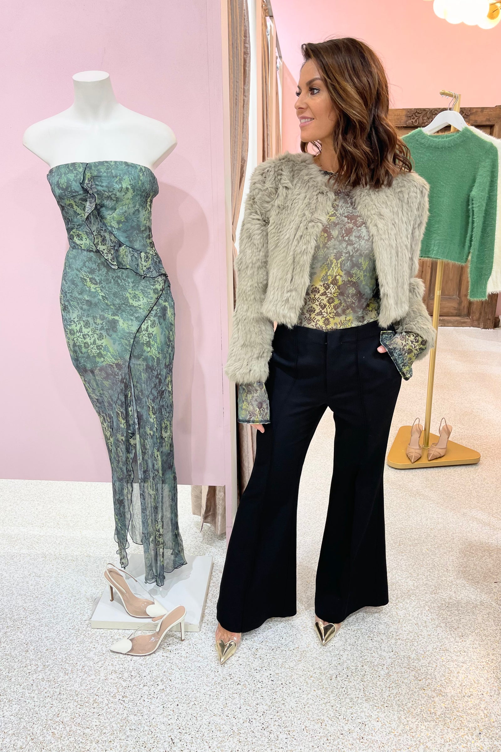 Bubish Lola Crop Jacket | Sage