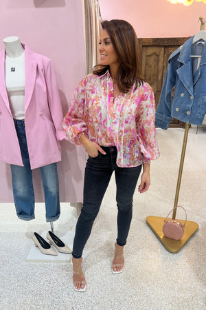 Chosen By Fifi & Annie Enchanted Floral Blouse | Pink Floral