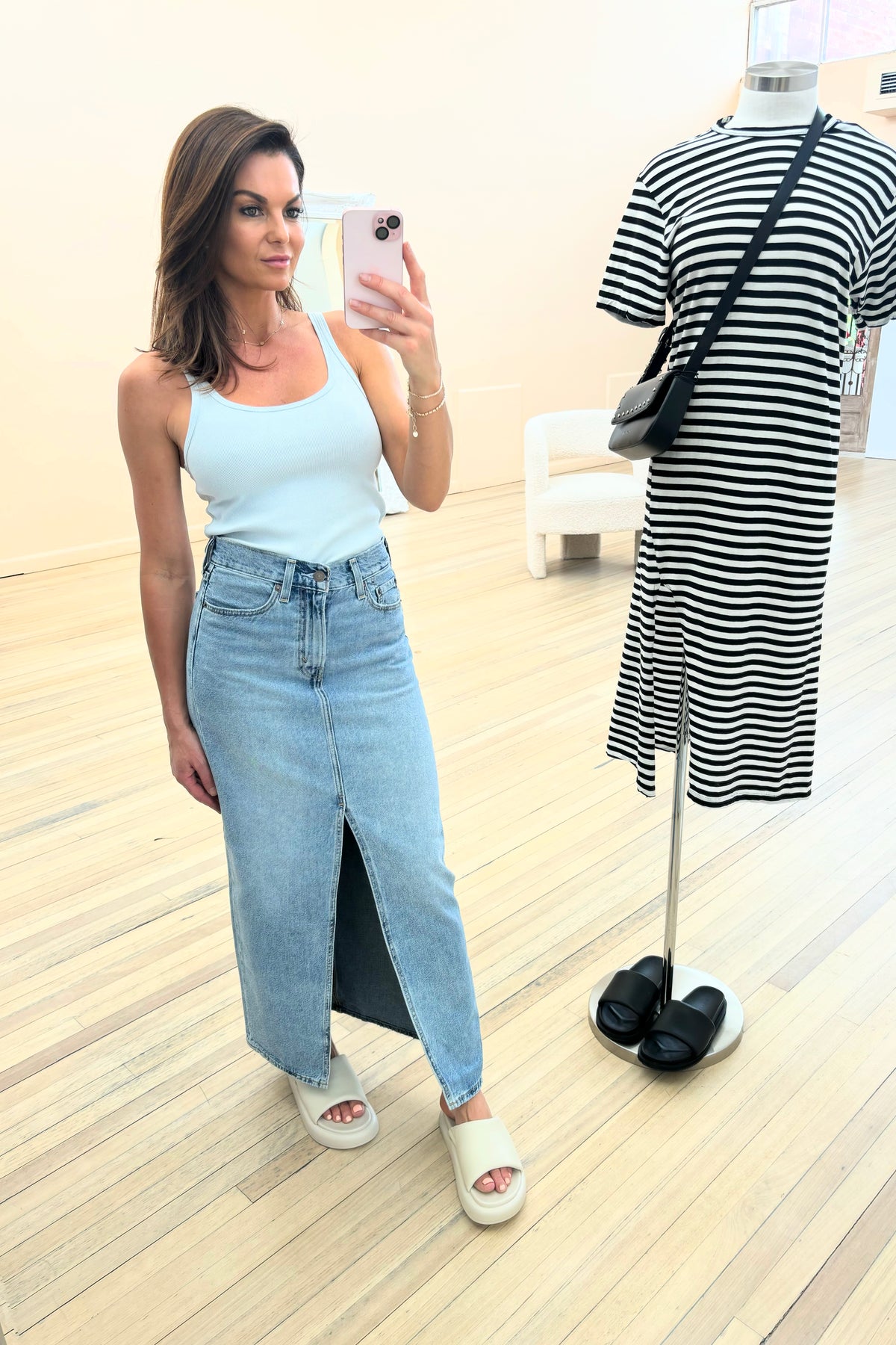 Levi's Ankle Column Skirt | Please Hold