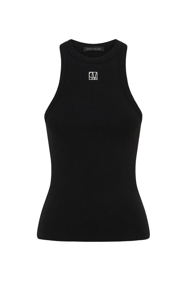 C&M Camilla & Marc Nora Rib Tank | Black || BEST SELLER / RESTOCKED