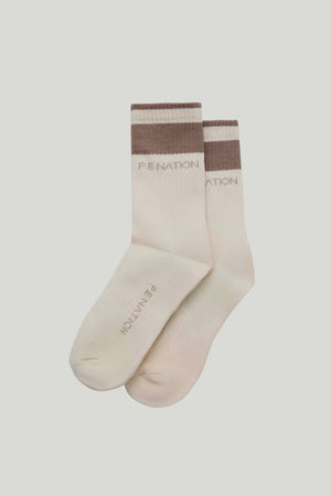 P.E Nation Homage Sock | Whisper White