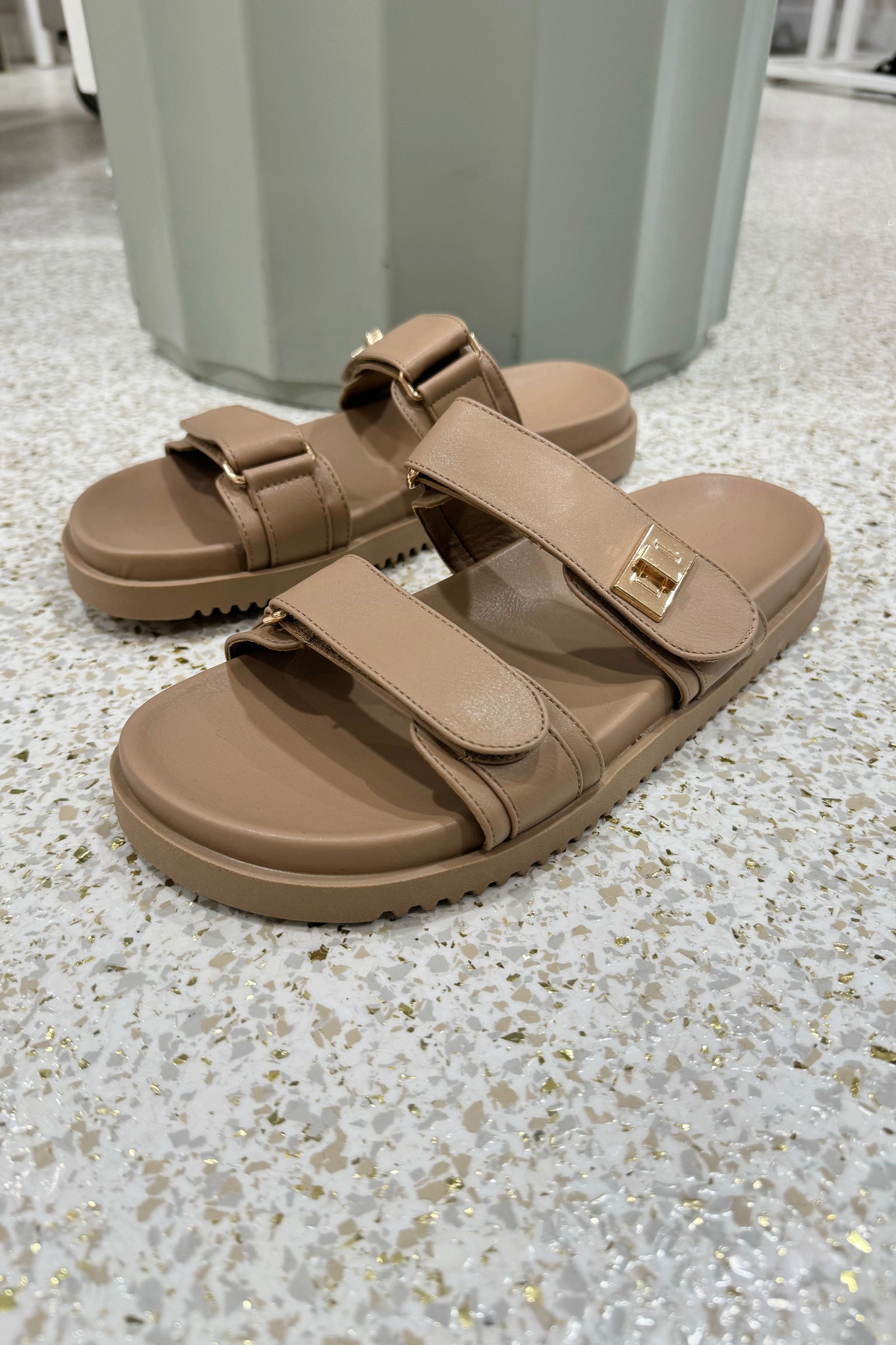 Billini Amylee Slide | Light Cashew