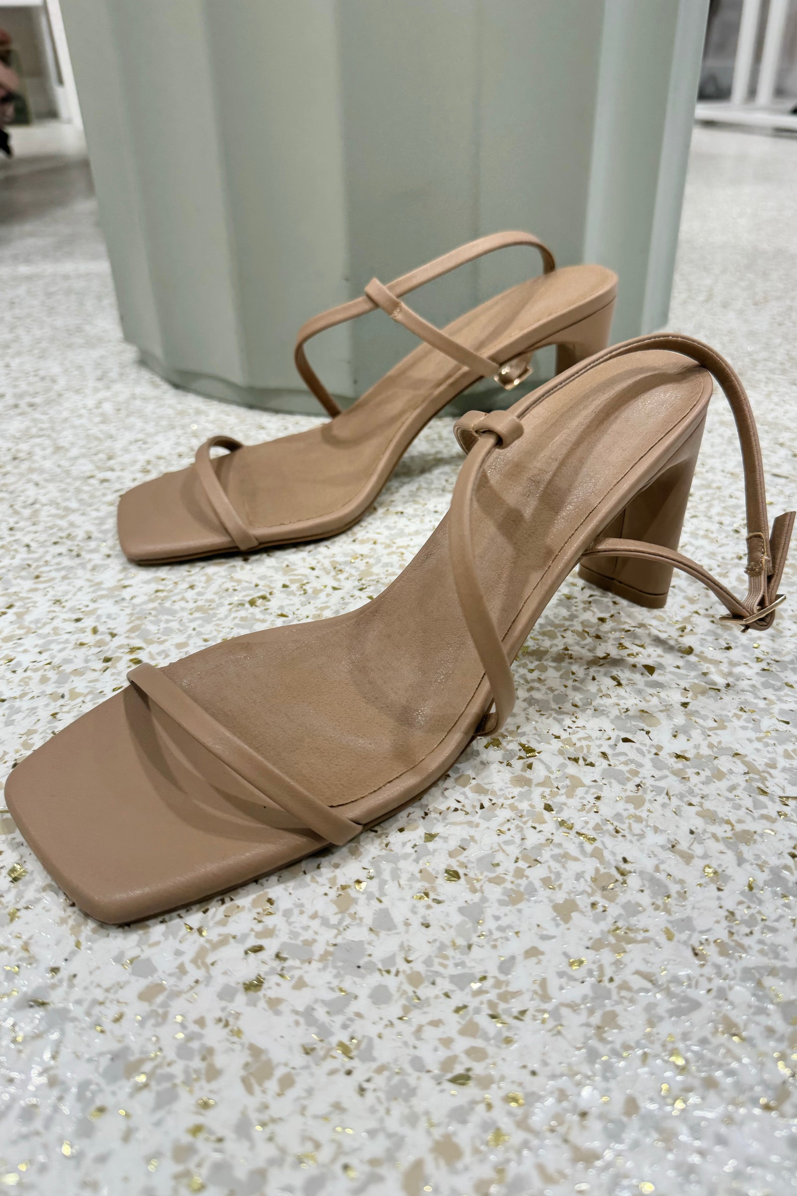 Billini Zhane Heel | Dark Nude