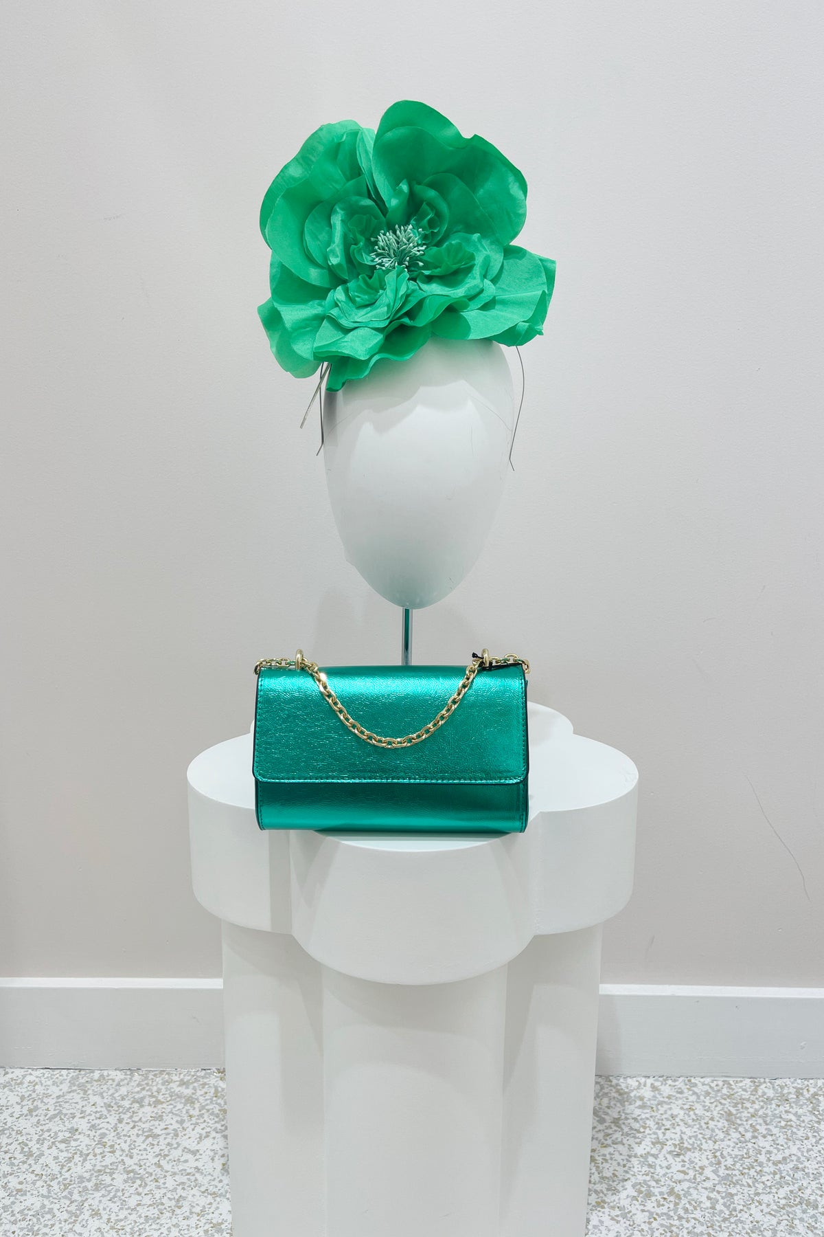 Morgan & Taylor Cindy Fascinator | Emerald