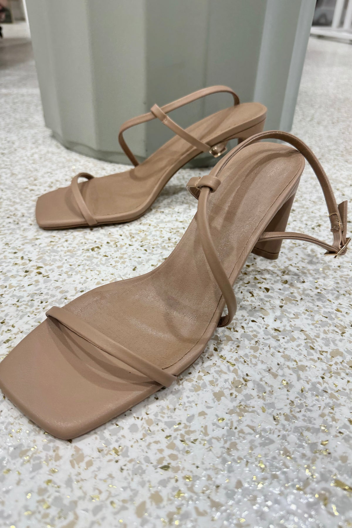 Billini Zhane Heel | Dark Nude