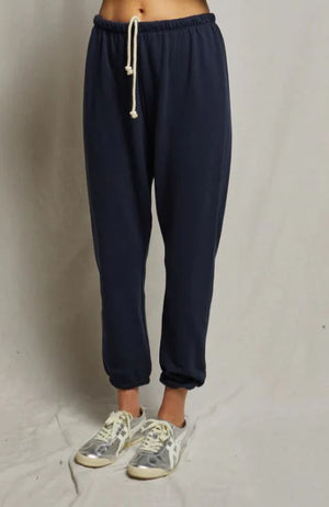 Perfect White Tee Johnny French Terry Sweatpant | Navy