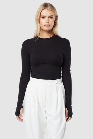 Mossman The Brooklyn Top | Black