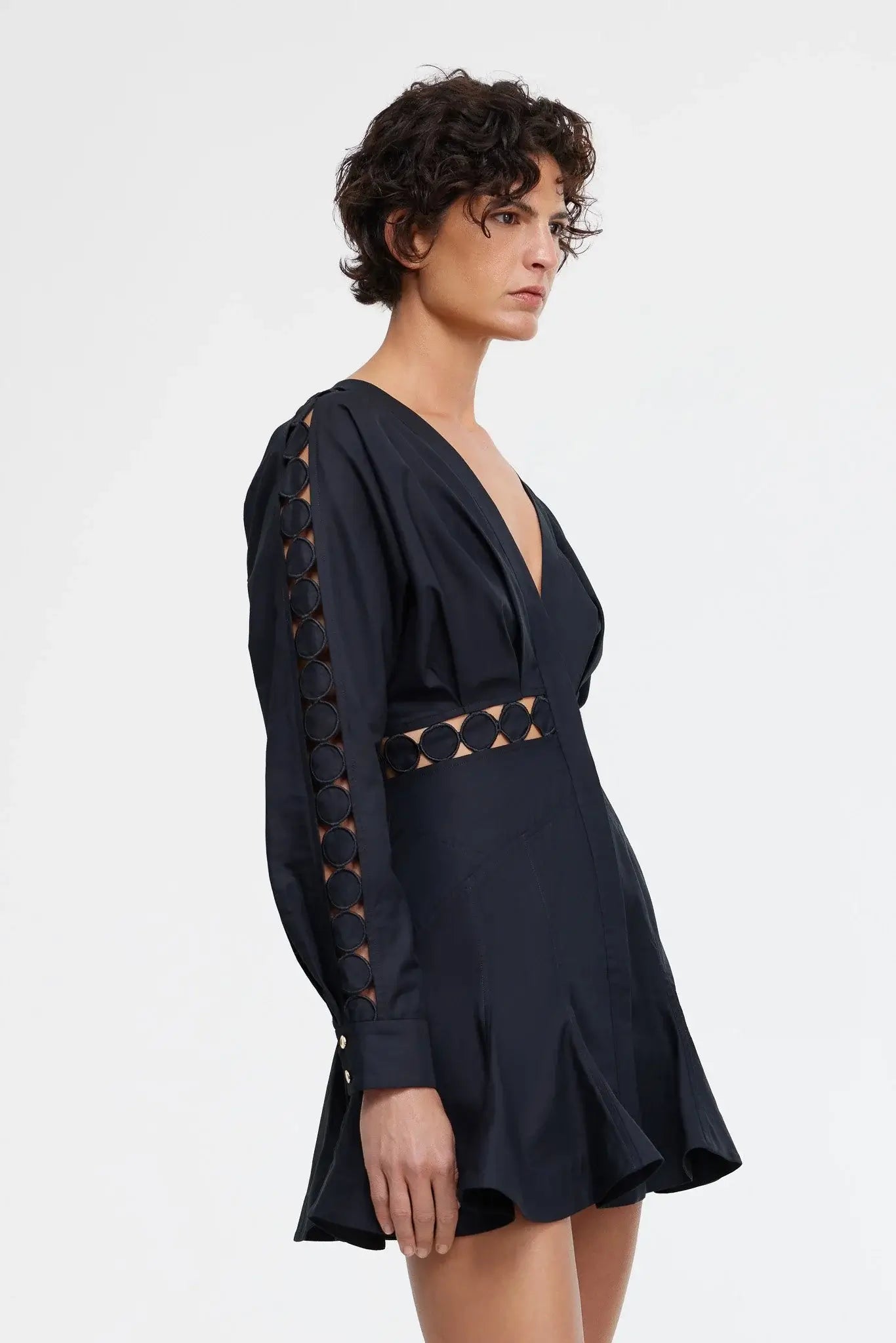 Acler Keeling Mini Dress | Black