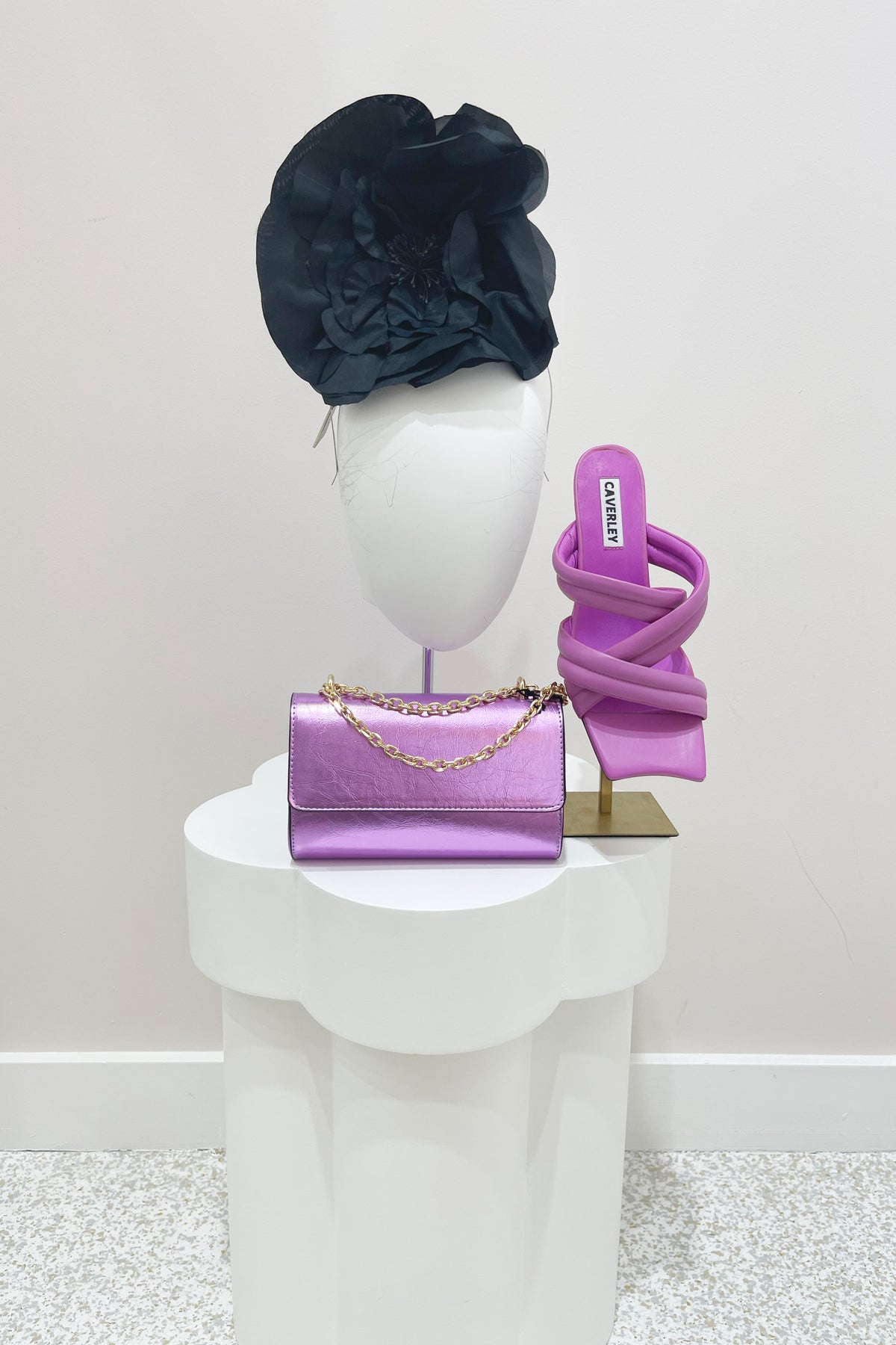 Morgan & Taylor Cindy Fascinator | Black