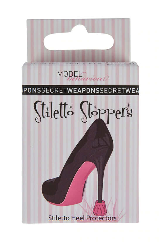 Secret Weapons Stiletto Stoppers High Heel Protectors | Black