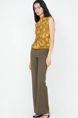 Bec + Bridge Rianna Funnel Neck Top | Golden Vine