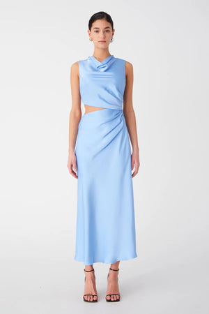 Misha Amadeus Midi Dress | Hydrangea blue