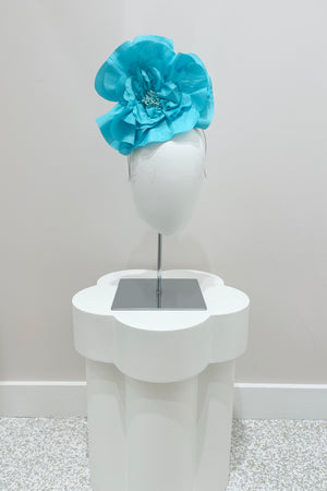 Morgan & Taylor Cindy Fascinator | Aqua