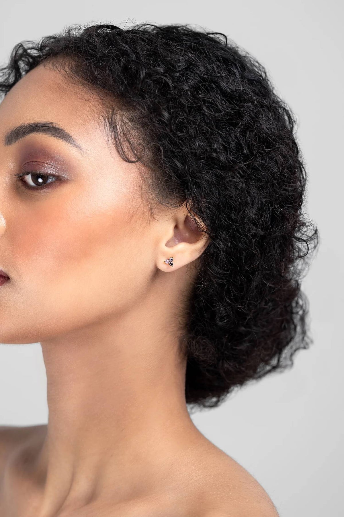 Petite Rosalie Gold Rosebud Earring Petite Rosalie Gold Rosebud Earring
