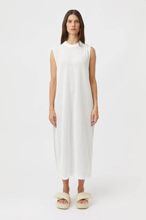 C&M Camilla & Marc Atlas Textured Tank Dress | Soft White