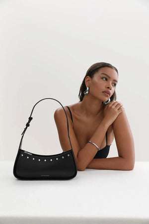 Dylan Kain The Remi Studded Bag | Black/Silver