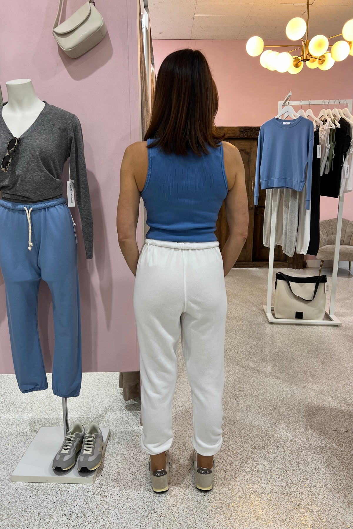 Perfect White Tee Blondie Tank | Carolina Blue