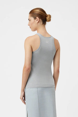 C&M Camilla & Marc Halazia Tank | Light Grey Marle