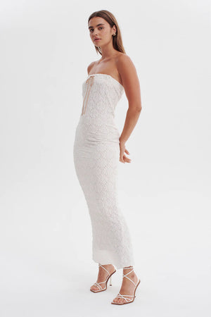 Ownley Soulmate Strapless Dress | White