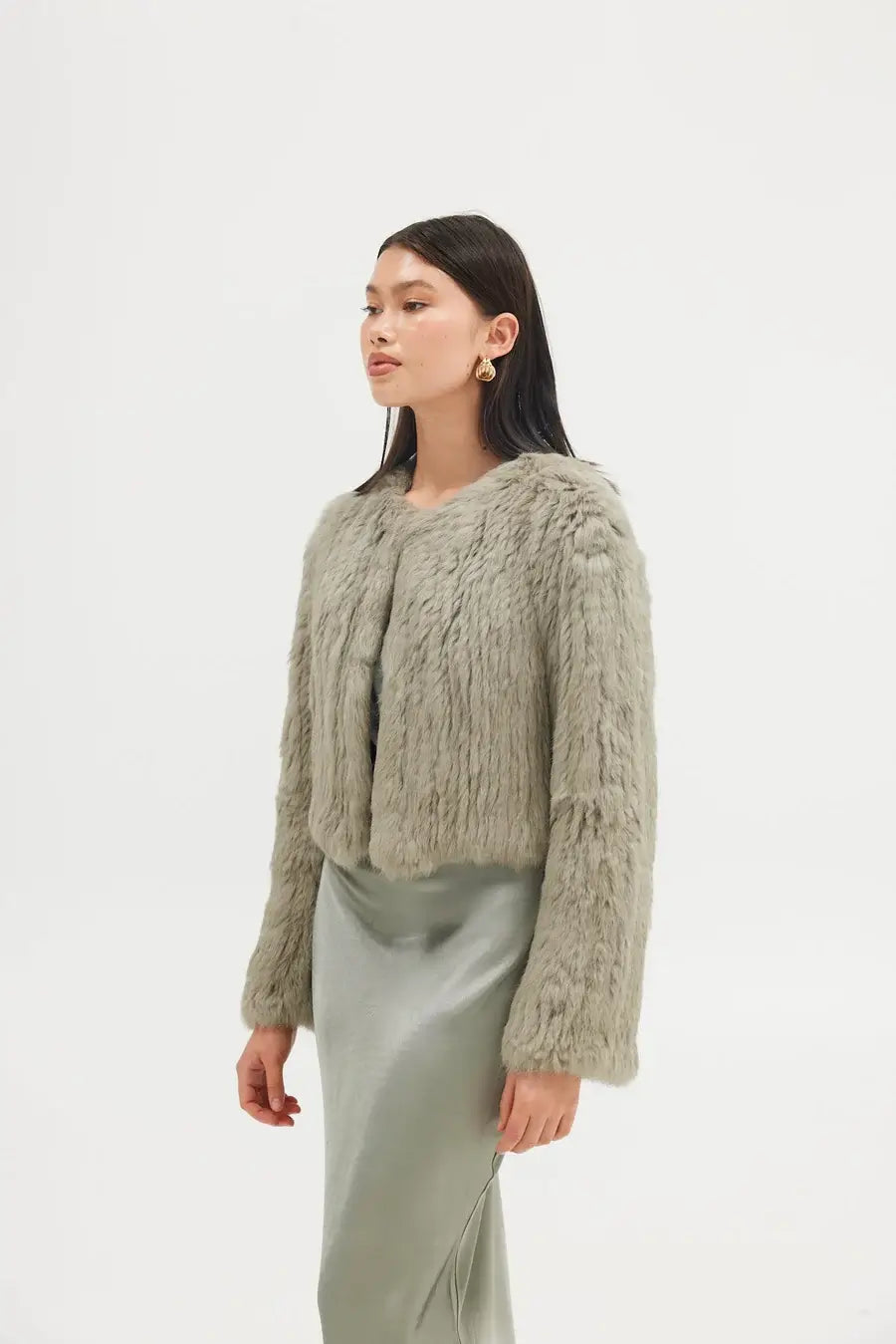 Bubish Lola Crop Jacket | Sage