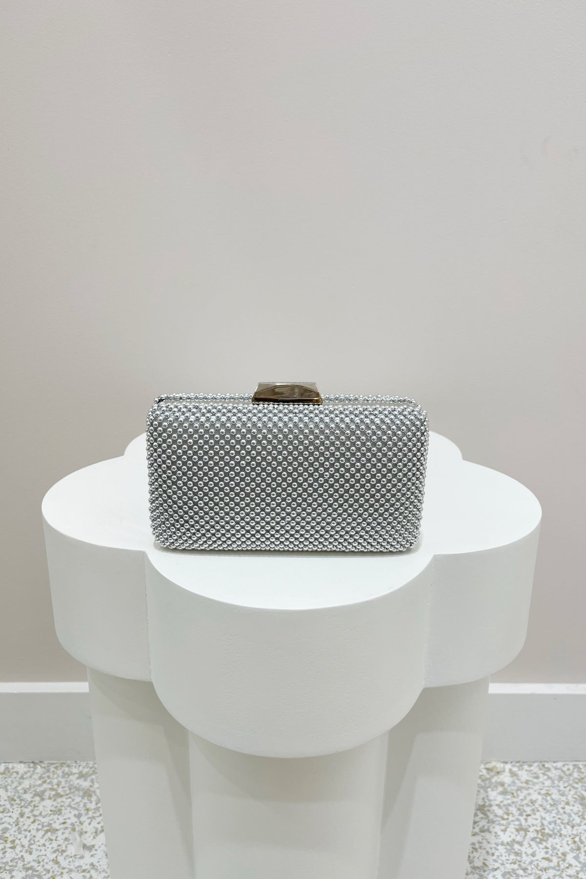 Olga Berg Natasha Ball Mesh Pod | Silver