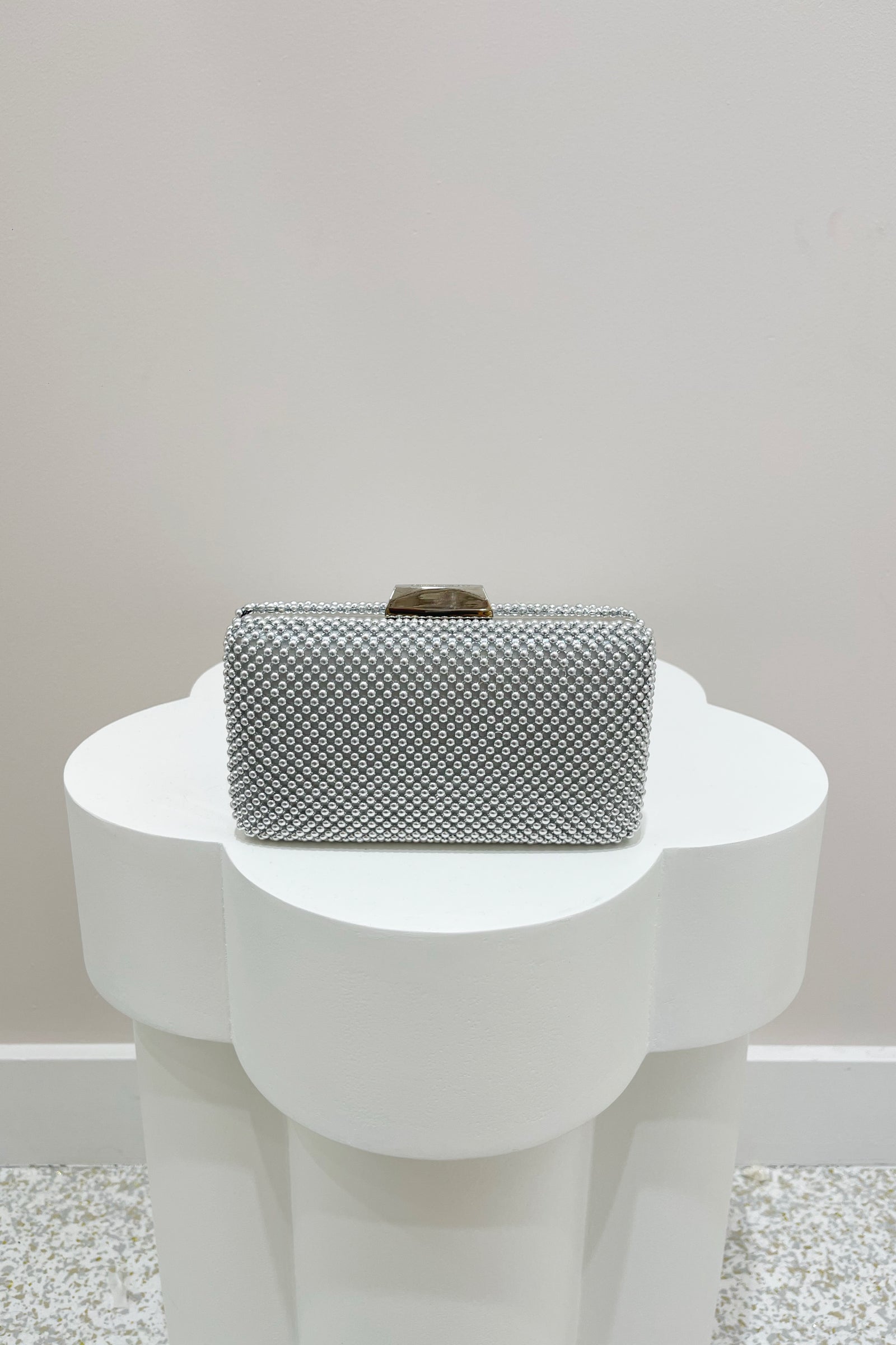 Olga Berg Natasha Ball Mesh Pod | Silver