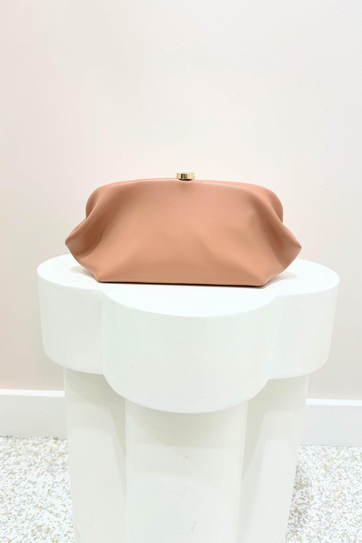 Olga Berg Josefina Framed Clutch | Blush