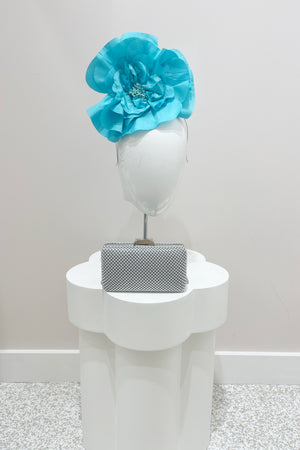 Morgan & Taylor Cindy Fascinator | Aqua