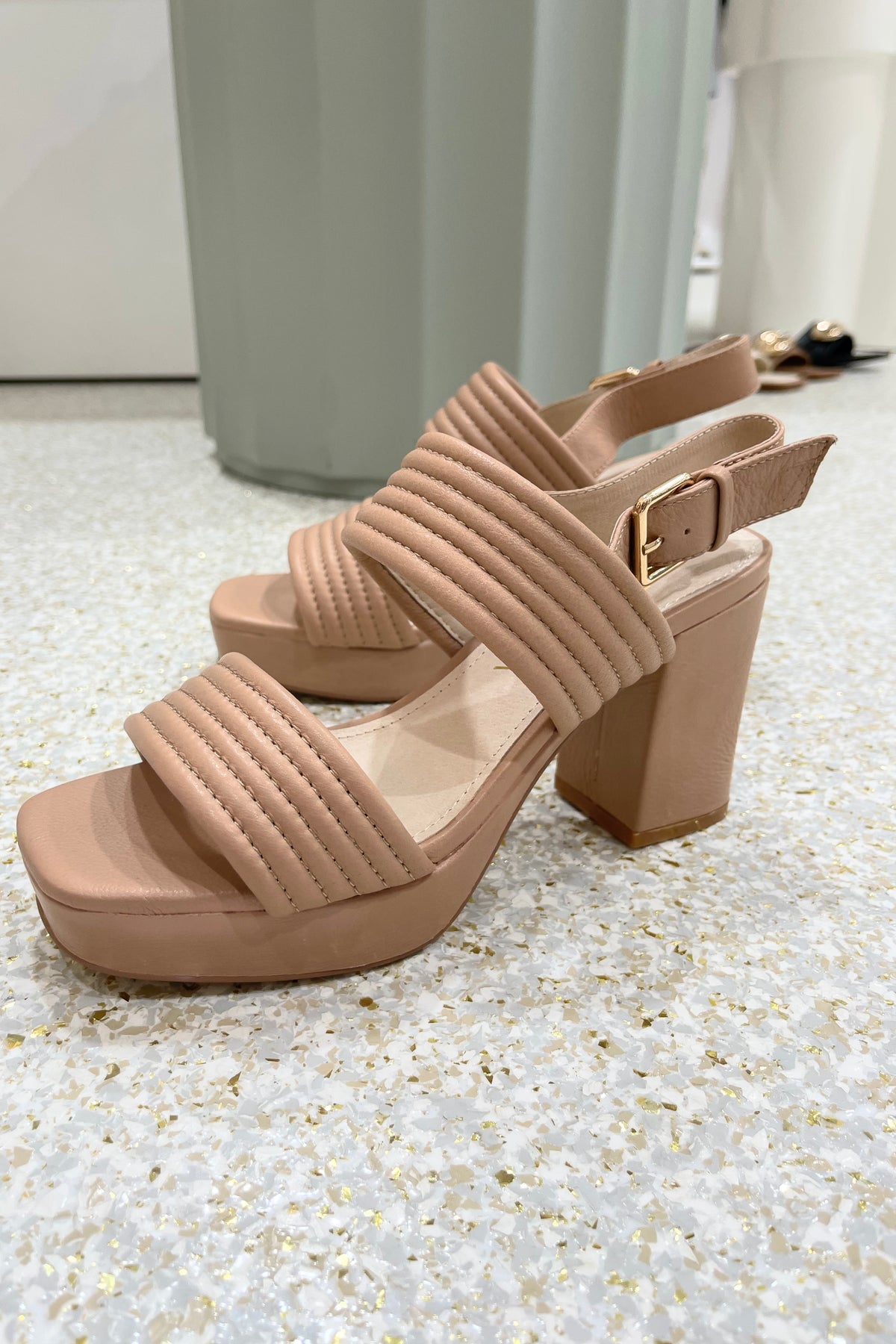 Hael & Jax Harley Platform Heel | Latte